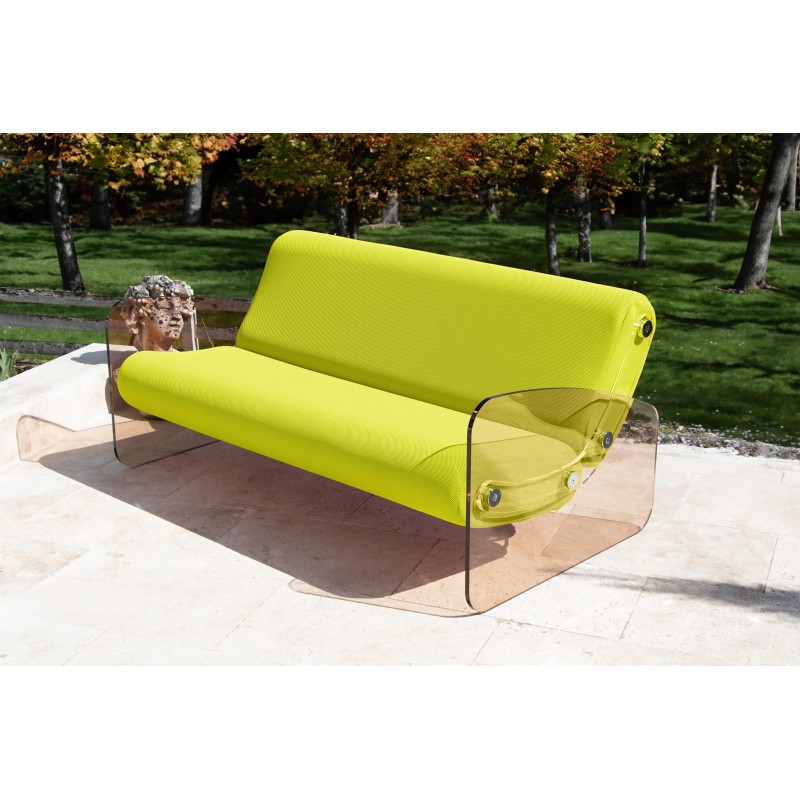 MW03 Design sofa - Foam Seat - Bronze acrylic glass
