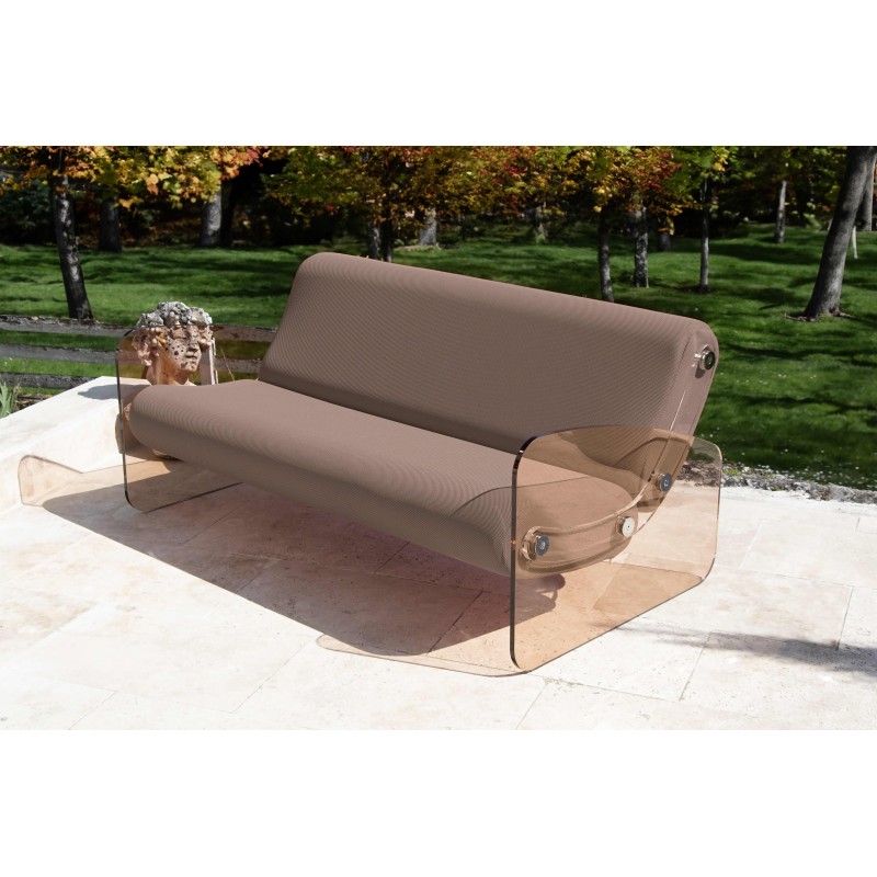 MW03 Design sofa - Foam Seat - Bronze acrylic glass MW03 Design sofa - Foam Seat - Bronze acrylic glass