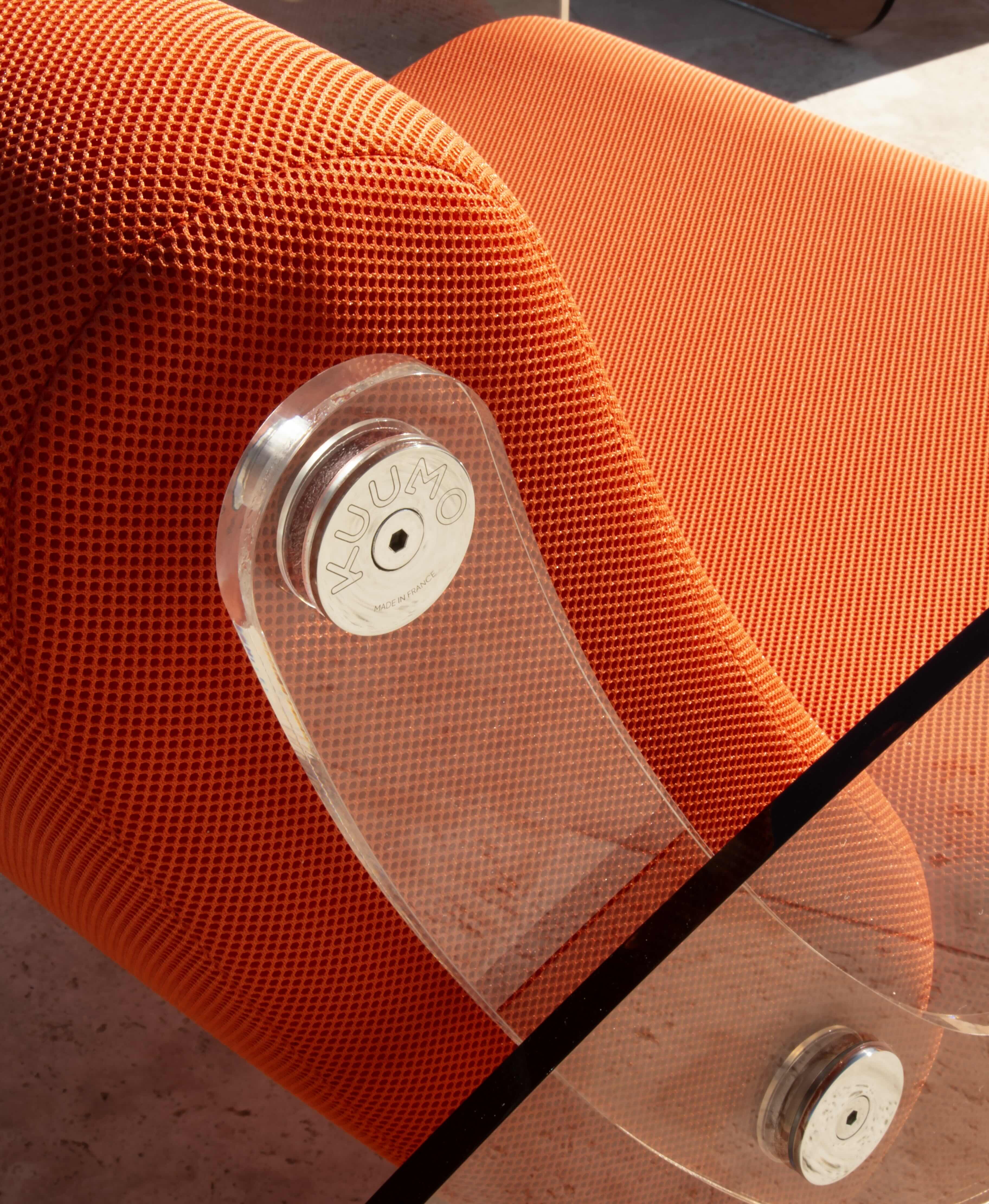 MW03 Design sofa - Foam Seat - Bronze acrylic glass
