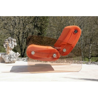 MW03 Design XL armchair - Foam Seat - Bronze acrylic glass MW03 Design XL armchair - Foam Seat - Bronze acrylic glass