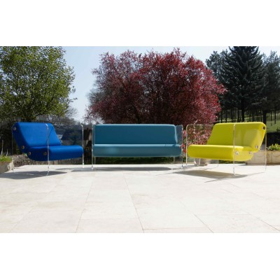 Designer-Sofa MW08 aus Acrylglas - Schaumstoffsitz - Handgefertigt in Frankreich. Designer-Sofa MW08 aus Acrylglas - Schaumstoffsitz - Handgefertigt in Frankreich.