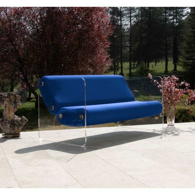Designer-Sofa MW08 aus Acrylglas - Schaumstoffsitz - Handgefertigt in Frankreich. Designer-Sofa MW08 aus Acrylglas - Schaumstoffsitz - Handgefertigt in Frankreich.