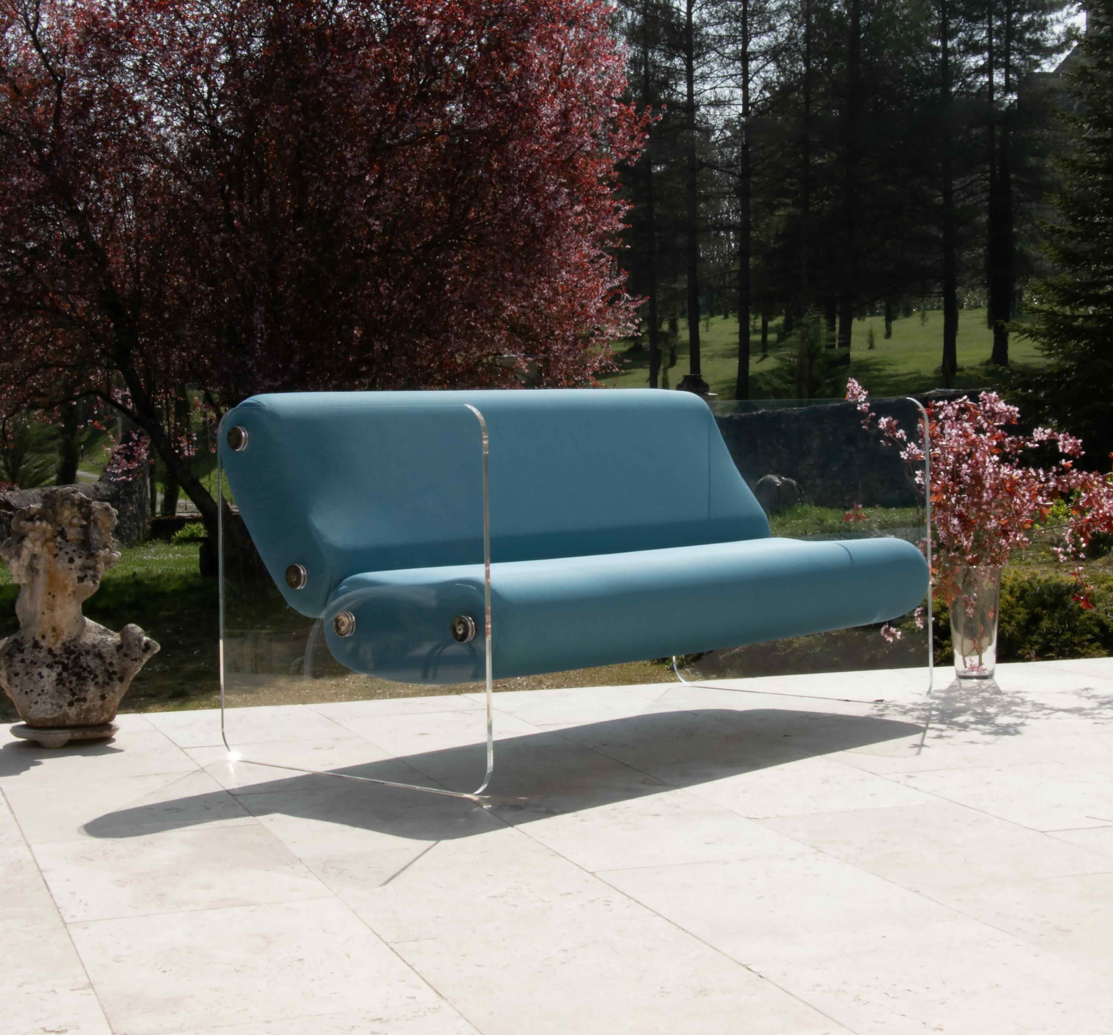 MW08 Design sofa - Foam Seat - Acrylic glass