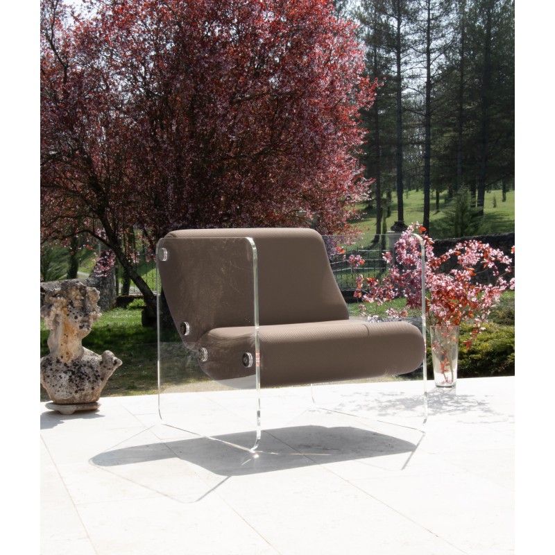 Designer-Sessel MW08 aus Acrylglas - Schaumstoffsitz - Handgefertigt in Frankreich. Designer-Sessel MW08 aus Acrylglas - Schaumstoffsitz - Handgefertigt in Frankreich.