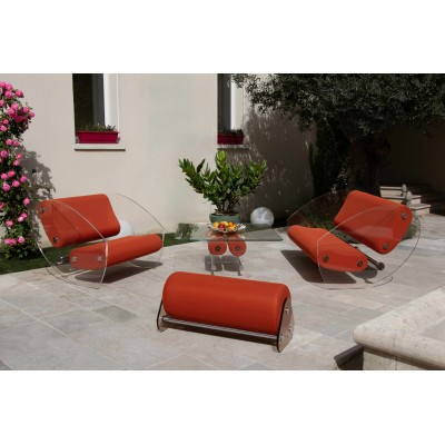 Designer-Sofa MW07 aus Acrylglas - Schaumstoffsitz - Handgefertigt in Frankreich. Designer-Sofa MW07 aus Acrylglas - Schaumstoffsitz - Handgefertigt in Frankreich.