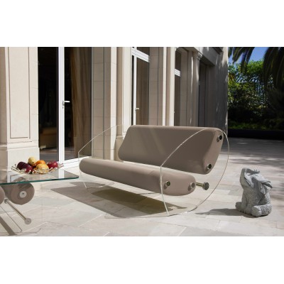 Designer-Sofa MW07 aus Acrylglas - Schaumstoffsitz - Handgefertigt in Frankreich. Designer-Sofa MW07 aus Acrylglas - Schaumstoffsitz - Handgefertigt in Frankreich.
