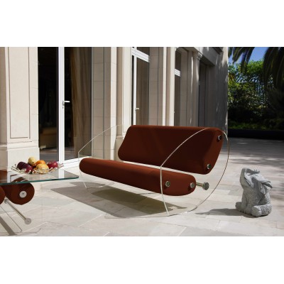 Designer-Sofa MW07 aus Acrylglas - Schaumstoffsitz - Handgefertigt in Frankreich. Designer-Sofa MW07 aus Acrylglas - Schaumstoffsitz - Handgefertigt in Frankreich.