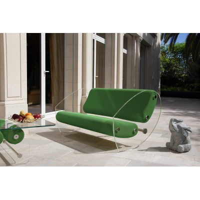 Designer-Sofa MW07 aus Acrylglas - Schaumstoffsitz - Handgefertigt in Frankreich. Designer-Sofa MW07 aus Acrylglas - Schaumstoffsitz - Handgefertigt in Frankreich.