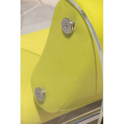 Fauteuil design XL MW07 en verre acrylique - Assise en mousse - Fait main en France.