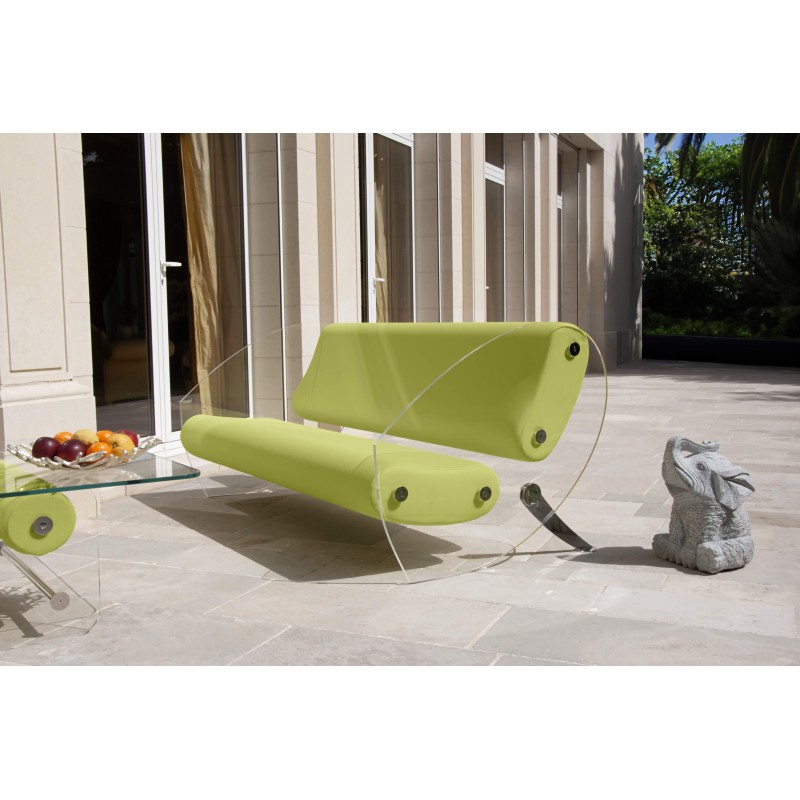 Designer-Sofa MW07 aus Acrylglas - Schaumstoffsitz - Handgefertigt in Frankreich. Designer-Sofa MW07 aus Acrylglas - Schaumstoffsitz - Handgefertigt in Frankreich.