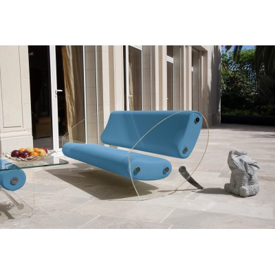 Designer-Sofa MW07 aus Acrylglas - Schaumstoffsitz - Handgefertigt in Frankreich. Designer-Sofa MW07 aus Acrylglas - Schaumstoffsitz - Handgefertigt in Frankreich.