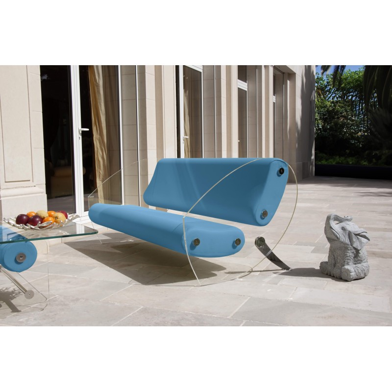 Designer-Sofa MW07 aus Acrylglas - Schaumstoffsitz - Handgefertigt in Frankreich. Designer-Sofa MW07 aus Acrylglas - Schaumstoffsitz - Handgefertigt in Frankreich.