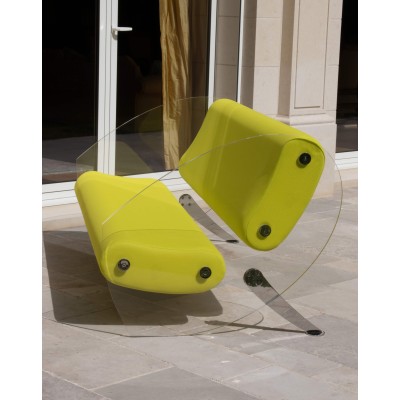Designer-Sofa MW07 aus Acrylglas - Schaumstoffsitz - Handgefertigt in Frankreich. Designer-Sofa MW07 aus Acrylglas - Schaumstoffsitz - Handgefertigt in Frankreich.