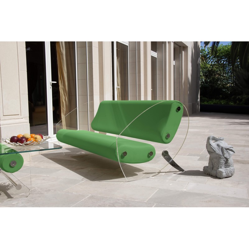 Designer-Sofa MW07 aus Acrylglas - Schaumstoffsitz - Handgefertigt in Frankreich. Designer-Sofa MW07 aus Acrylglas - Schaumstoffsitz - Handgefertigt in Frankreich.