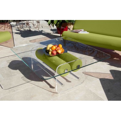 Handgemachter MW Design Tisch aus Glas in Frankreich. Von Olivier Santini. Handgemachter MW Design Tisch aus Glas in Frankreich. Von Olivier Santini.
