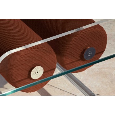 Handgemachter MW Design Tisch aus Glas in Frankreich. Von Olivier Santini. Handgemachter MW Design Tisch aus Glas in Frankreich. Von Olivier Santini.