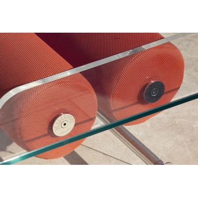 Handgemachter MW Design Tisch aus Glas in Frankreich. Von Olivier Santini. Handgemachter MW Design Tisch aus Glas in Frankreich. Von Olivier Santini.
