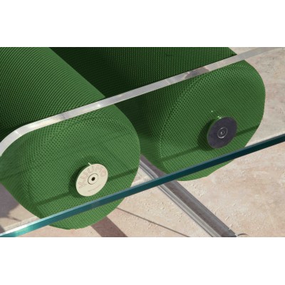 Handgemachter MW Design Tisch aus Glas in Frankreich. Von Olivier Santini. Handgemachter MW Design Tisch aus Glas in Frankreich. Von Olivier Santini.