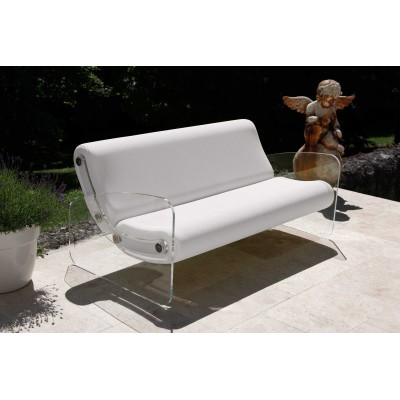 Designer-Sofa MW01 aus Acrylglas - Schaumstoffsitz - Handgefertigt in Frankreich. Designer-Sofa MW01 aus Acrylglas - Schaumstoffsitz - Handgefertigt in Frankreich.