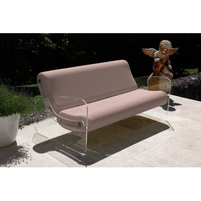 Designer-Sofa MW01 aus Acrylglas - Schaumstoffsitz - Handgefertigt in Frankreich. Designer-Sofa MW01 aus Acrylglas - Schaumstoffsitz - Handgefertigt in Frankreich.