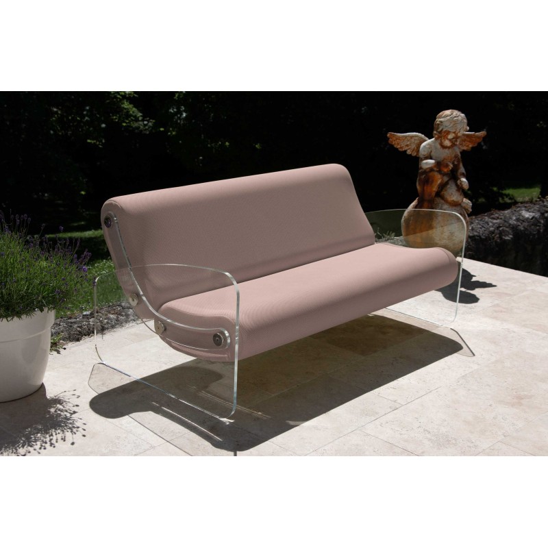 Designer-Sofa MW01 aus Acrylglas - Schaumstoffsitz - Handgefertigt in Frankreich. Designer-Sofa MW01 aus Acrylglas - Schaumstoffsitz - Handgefertigt in Frankreich.