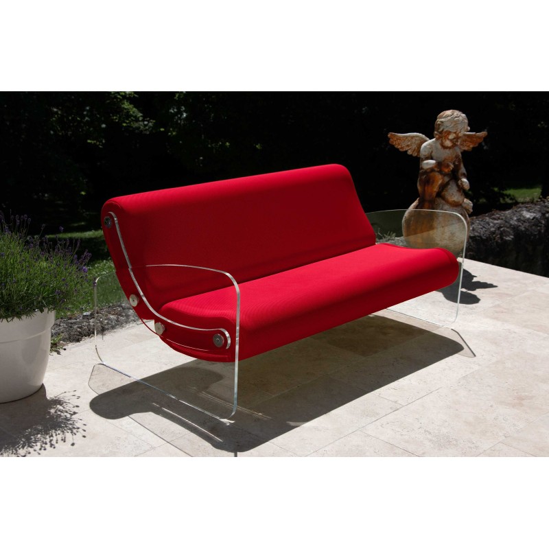 MW03 Design sofa - Foam Seat - acrylic glass