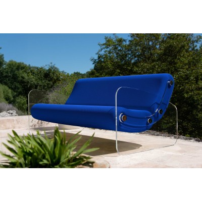 Designer-Sofa MW01 aus Acrylglas - Schaumstoffsitz - Handgefertigt in Frankreich. Designer-Sofa MW01 aus Acrylglas - Schaumstoffsitz - Handgefertigt in Frankreich.