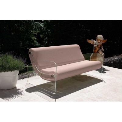 Designer-Sofa MW01 aus Acrylglas - Schaumstoffsitz - Handgefertigt in Frankreich. Designer-Sofa MW01 aus Acrylglas - Schaumstoffsitz - Handgefertigt in Frankreich.