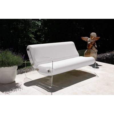 Designer-Sofa MW01 aus Acrylglas - Schaumstoffsitz - Handgefertigt in Frankreich. Designer-Sofa MW01 aus Acrylglas - Schaumstoffsitz - Handgefertigt in Frankreich.