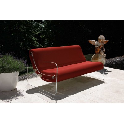 Designer-Sofa MW01 aus Acrylglas - Schaumstoffsitz - Handgefertigt in Frankreich. Designer-Sofa MW01 aus Acrylglas - Schaumstoffsitz - Handgefertigt in Frankreich.