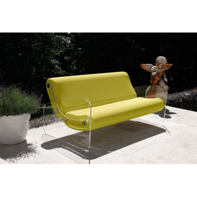 Designer-Sofa MW01 aus Acrylglas - Schaumstoffsitz - Handgefertigt in Frankreich. Designer-Sofa MW01 aus Acrylglas - Schaumstoffsitz - Handgefertigt in Frankreich.