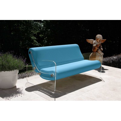 Designer-Sofa MW01 aus Acrylglas - Schaumstoffsitz - Handgefertigt in Frankreich. Designer-Sofa MW01 aus Acrylglas - Schaumstoffsitz - Handgefertigt in Frankreich.