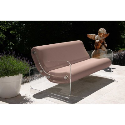 Designer-Sofa MW01 aus Acrylglas - Schaumstoffsitz - Handgefertigt in Frankreich. Designer-Sofa MW01 aus Acrylglas - Schaumstoffsitz - Handgefertigt in Frankreich.