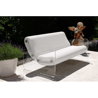 Designer-Sofa MW01 aus Acrylglas - Schaumstoffsitz - Handgefertigt in Frankreich. Designer-Sofa MW01 aus Acrylglas - Schaumstoffsitz - Handgefertigt in Frankreich.