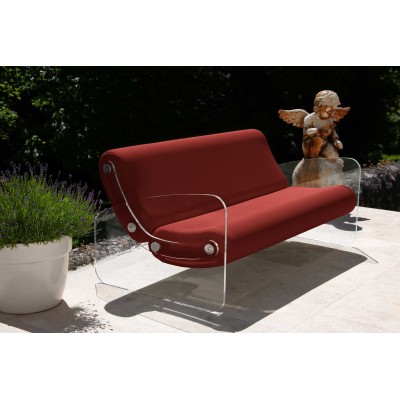 Designer-Sofa MW01 aus Acrylglas - Schaumstoffsitz - Handgefertigt in Frankreich. Designer-Sofa MW01 aus Acrylglas - Schaumstoffsitz - Handgefertigt in Frankreich.