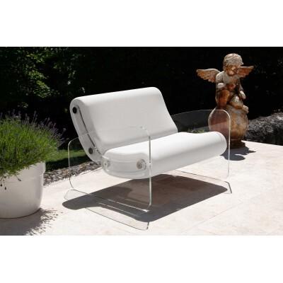 Design Sessel für den Außen und Innenbereich MW03 XL - Sitzfläche aus Schaumstoff - Handgefertigt in Frankreich.