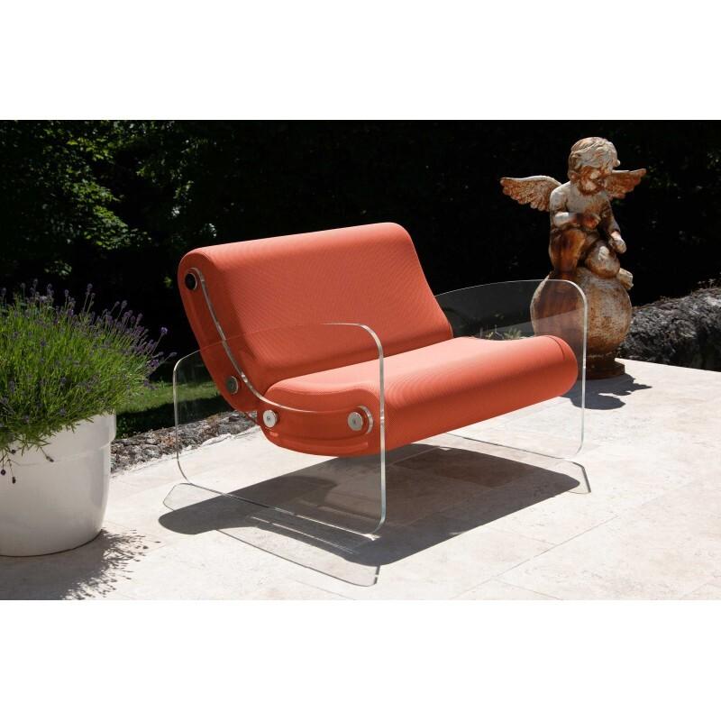 Design Sessel für den Außen und Innenbereich MW03 XL - Sitzfläche aus Schaumstoff - Handgefertigt in Frankreich.