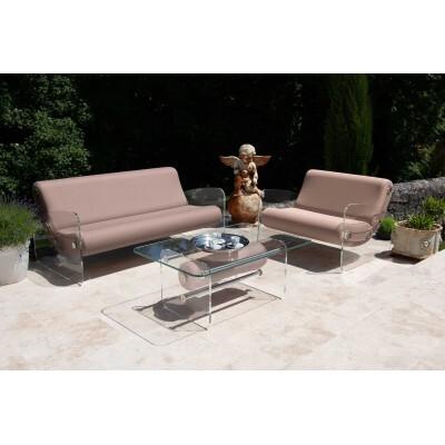 Fauteuil design intérieur et extérieur MW03 XL - Assise en mousse - Fabriqué à la main en France.