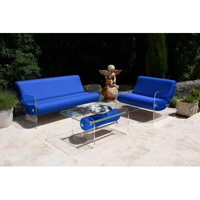 Fauteuil design intérieur et extérieur MW03 XL - Assise en mousse - Fabriqué à la main en France.