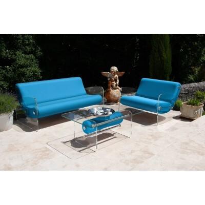 Fauteuil design intérieur et extérieur MW03 XL - Assise en mousse - Fabriqué à la main en France.