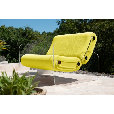Fauteuil XL design MW03 en verre acrylique - Assise en mousse - Fait main en France. Fauteuil XL design MW03 en verre acrylique - Assise en mousse - Fait main en France.