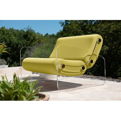 Fauteuil XL design MW03 en verre acrylique - Assise en mousse - Fait main en France. Fauteuil XL design MW03 en verre acrylique - Assise en mousse - Fait main en France.