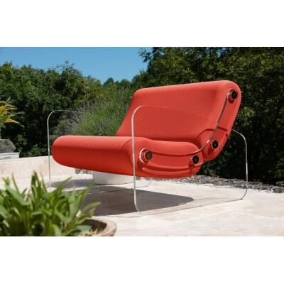 Fauteuil design intérieur et extérieur MW03 XL - Assise en mousse - Fabriqué à la main en France.