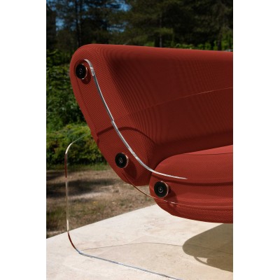 Fauteuil XL design MW03 en verre acrylique - Assise en mousse - Fait main en France. Fauteuil XL design MW03 en verre acrylique - Assise en mousse - Fait main en France.