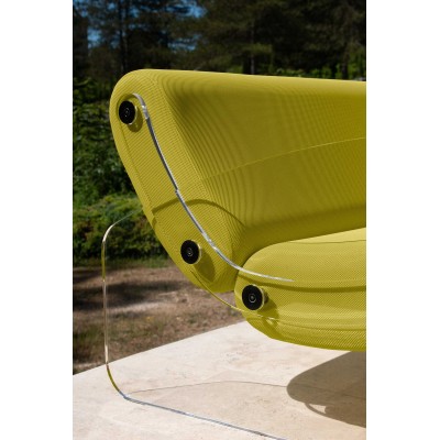 Fauteuil XL design MW03 en verre acrylique - Assise en mousse - Fait main en France. Fauteuil XL design MW03 en verre acrylique - Assise en mousse - Fait main en France.