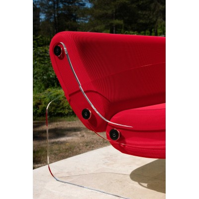 Fauteuil XL design MW03 en verre acrylique - Assise en mousse - Fait main en France. Fauteuil XL design MW03 en verre acrylique - Assise en mousse - Fait main en France.