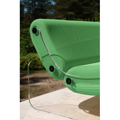 Fauteuil XL design MW03 en verre acrylique - Assise en mousse - Fait main en France. Fauteuil XL design MW03 en verre acrylique - Assise en mousse - Fait main en France.