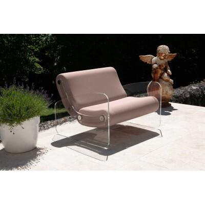 Fauteuil design intérieur et extérieur MW03 XL - Assise en mousse - Fabriqué à la main en France.