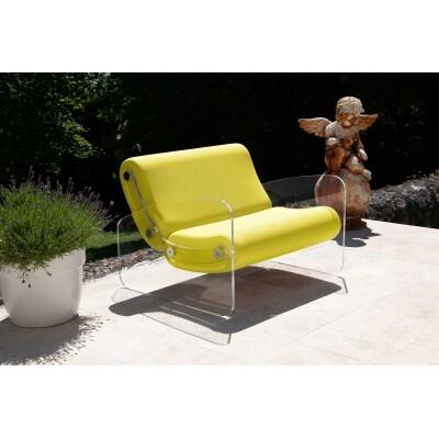 Design Sessel für den Außen und Innenbereich MW03 XL - Sitzfläche aus Schaumstoff - Handgefertigt in Frankreich.