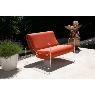 Design Sessel für den Außen und Innenbereich MW03 XL - Sitzfläche aus Schaumstoff - Handgefertigt in Frankreich.